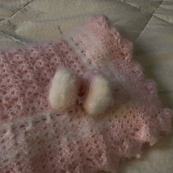 Pink heirloom baby afghan soo soft and beautiful - Picture 7 of 8